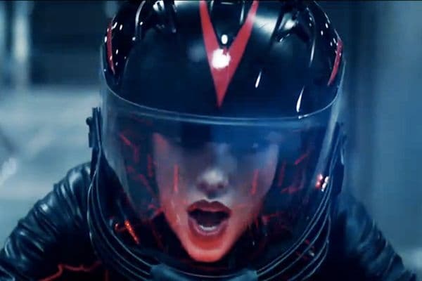Light-up helmets from the Bad Blood music video