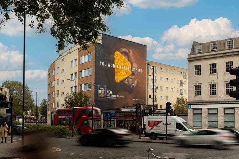 Doritos Silent campaign artwork