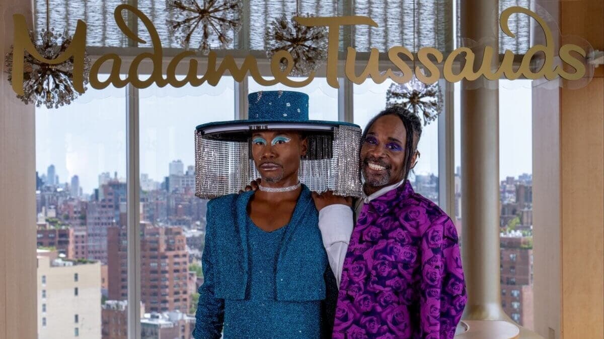 Billy Porter in the mechanical hat at the 2020 Grammys, photo 4